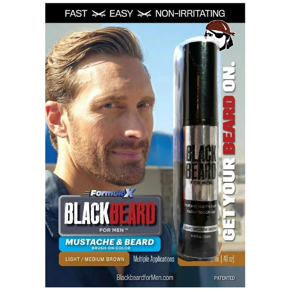 Blackbeard For Men Formula X Instant Mustache Color