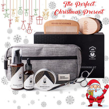 Beard Reverence Premium Beard Kit - All Natural – 8 in 1 Grooming Set with Travel Bag and Gift Box