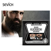 5Pcs Instant Hair Dye Black Beard Shampoo Men Efficient Instant Hair Dye Natural Beard Coloring Temporary Blackening 15ml TSLM1
