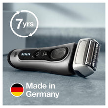 Braun Electric Razor for Men, Series 8 8457cc Electric Foil Shaver with Precision Beard Trimmer, Cleaning & Charging SmartCare Center, Galvano Silver