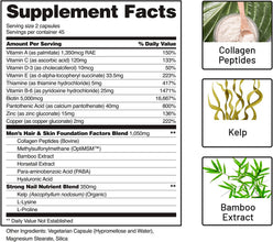 Hair Growth Supplement for Men - Grow Hair, Stop Hair Loss & Regrow Hair, Beard Growth, Skin and Nail Vitamin - Mens Hair Regrowth with Biotin for Men, Kelp, Bamboo & More (90 Count)