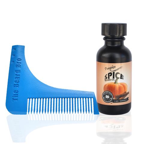 BEARD SHAPING TOOL & PUMPKIN SPICE BEARD OIL