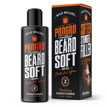 Wild Willies PROGRO Beard Growth & Revitalizing Conditioner Fortified with Biotin & Caffeine ,4oz