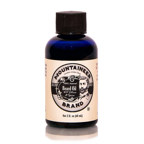 Mountaineer Brand WV Beard Oil, Citrus & Spice, 2 Oz