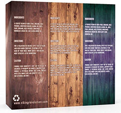 Viking Revolution Beard Oil Conditioner 3 Pack - Sandalwood, Pine, Cedar, Clary Sage Variety Gift Set