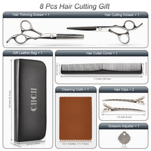 Hair Cutting Scissors Shears Set, CIICII Professional Hairdressing Scissors Kit