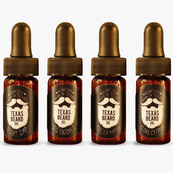 Beard Oil Trial Size 4-pack