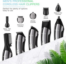 Beard Trimmer for Men, Mens Hair Clipper, 16 in 1 Hair Grooming Kit IPX7