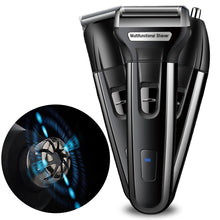 3-in-1 Electric Shaver for Men Rechargeable Sideburns Beard Nose Hair Trimmer Grooming Kit