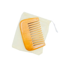 Bamboo Wooden Combs Beard Care Grooming Comb Squre Pocket Comb Moustache Combs Beard Brushes