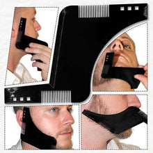 5Pcs/lot Beard Comb Hairbrush Symmetric Cut Salon Mustache Beard Styling Template for Beard Shaping Trimming Tool